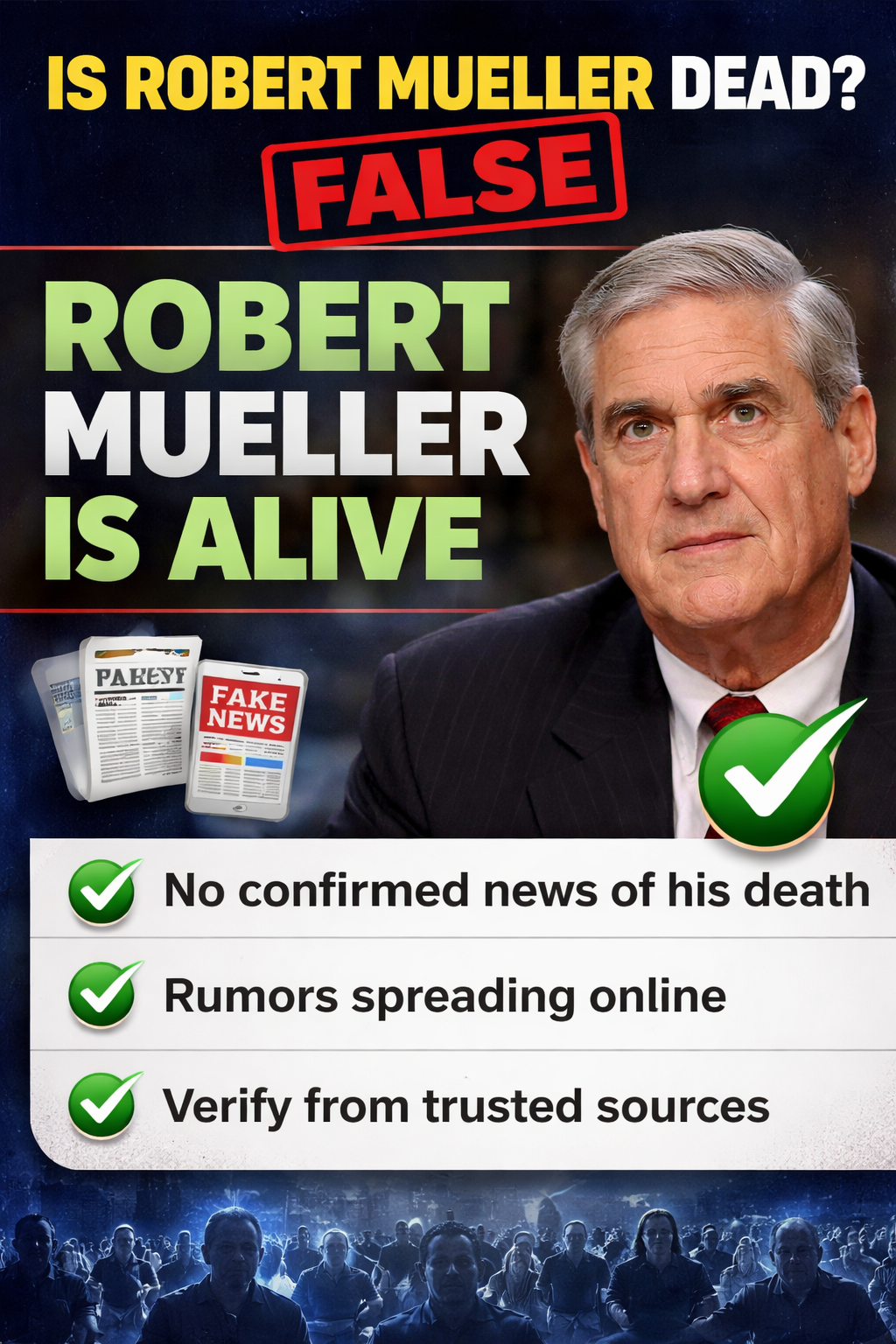Did Robert Mueller Die? Full Truth, Facts & Clarification