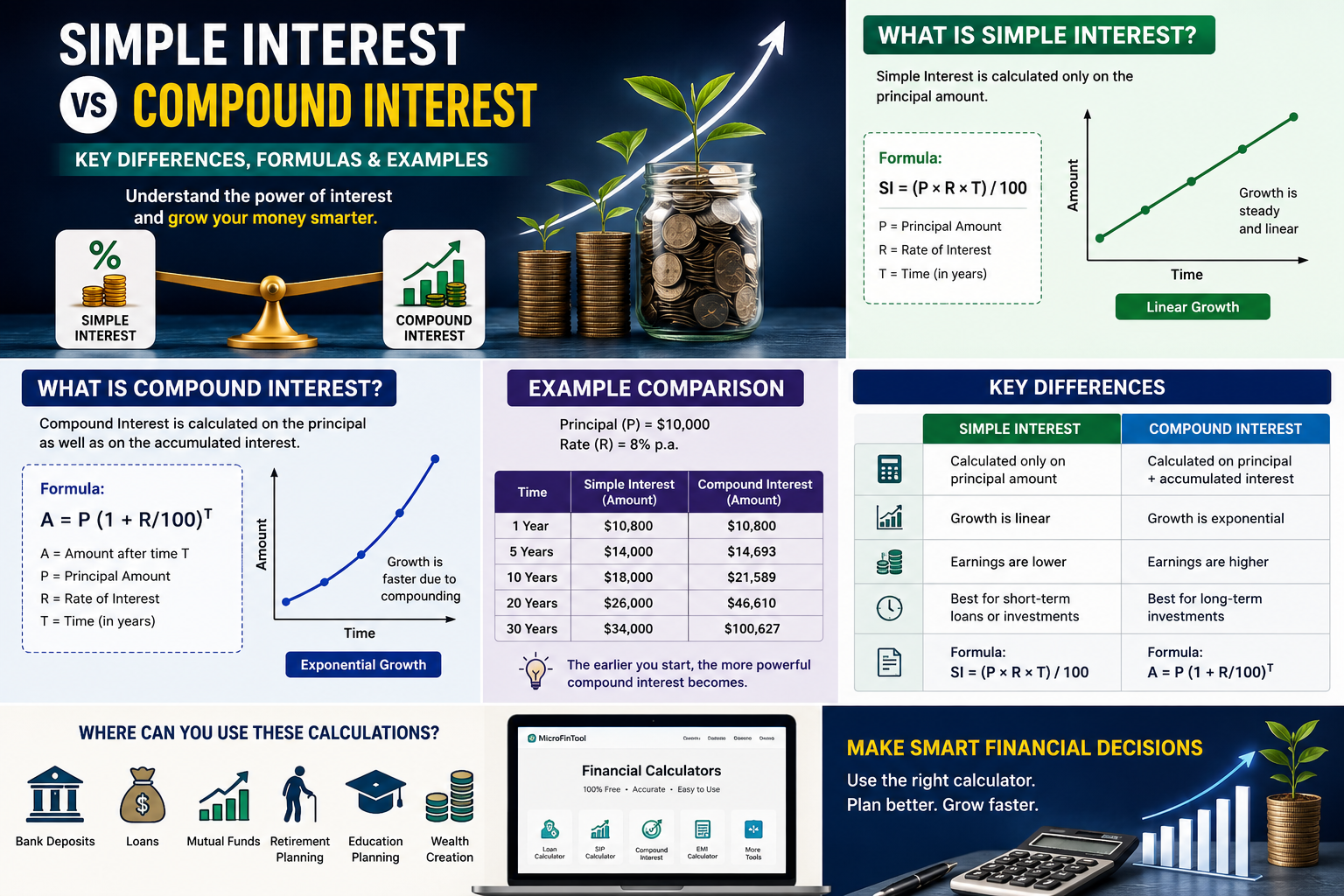 Simple Interest vs Compound Interest: Which One Actually Grows Your Money?